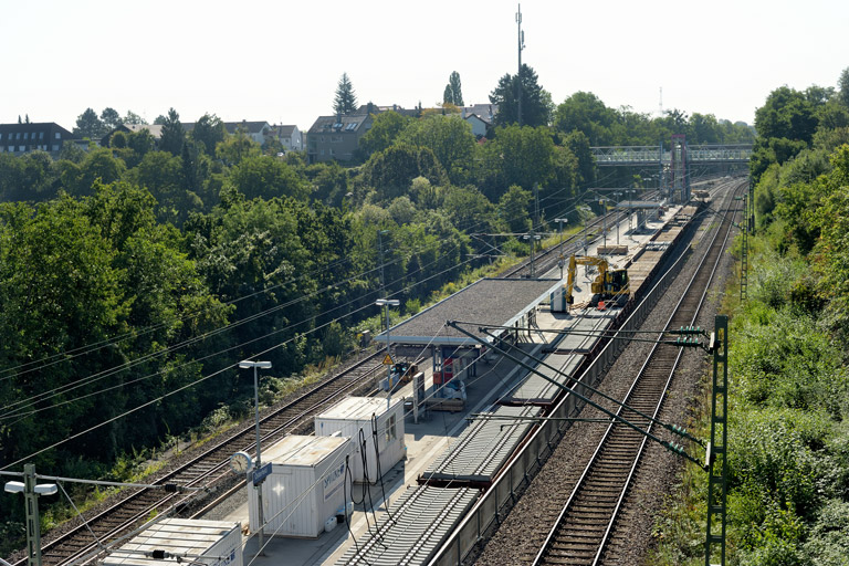 Gleiserneuerung bei km 14,0 (September 2021)