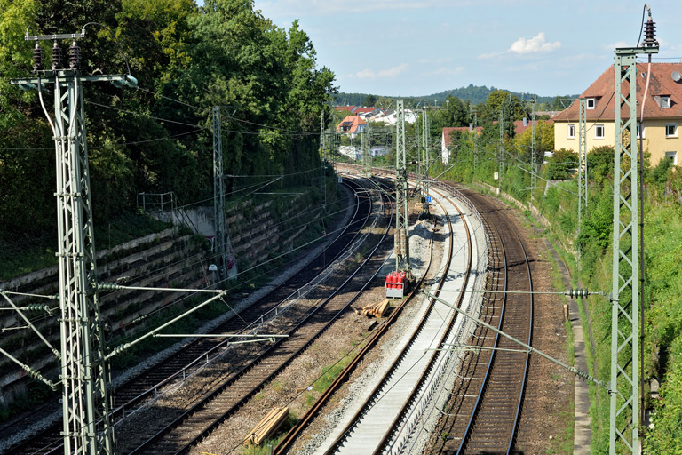 Gleiserneuerung bei km 14,0 (September 2021)