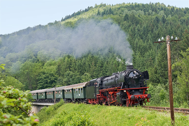 41 018 bei Klaffenbach (Juni 2010)