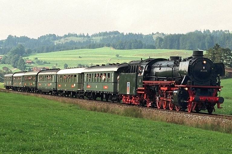 41 018 bei Füssen/Allgäu (September 1997)