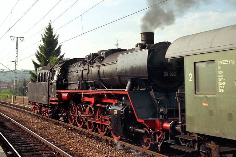 50 622 in Stuttgart-Rohr (August 1997)