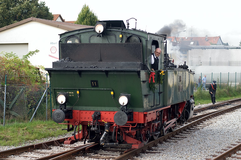 GES Lok 11 in Welzheim (September 2011)