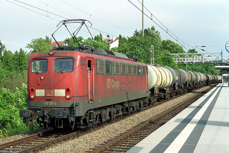150 160 bei km 14,2 (Mai 2001)