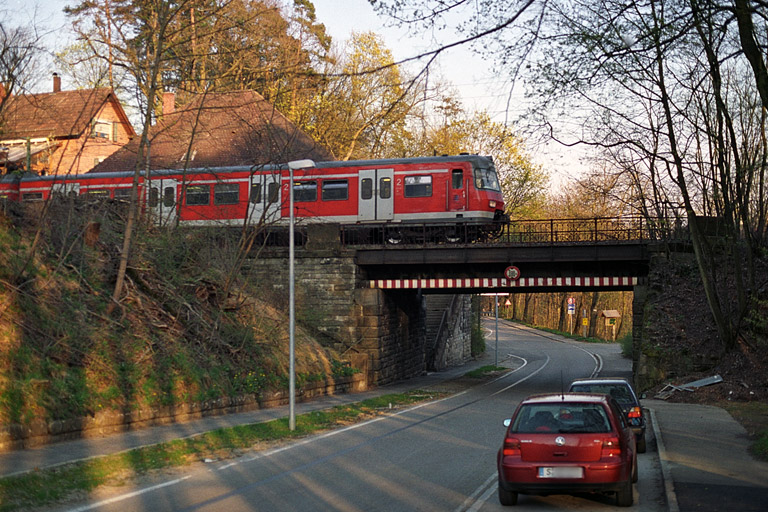 Baureihe 420 in Stuttgart-Heslach (April 2003)