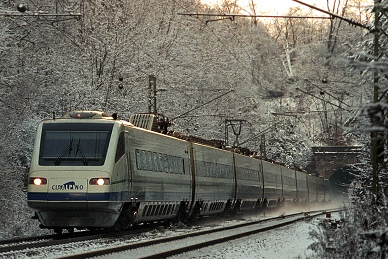 ETR 470 bei km 18,2 (Dezember 2001)
