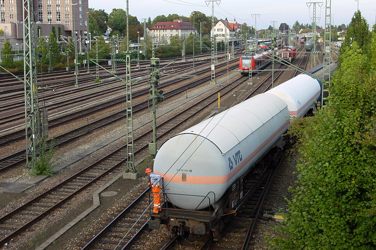 Gaskesselwagen bei km 15,8 (Oktober 2004)
