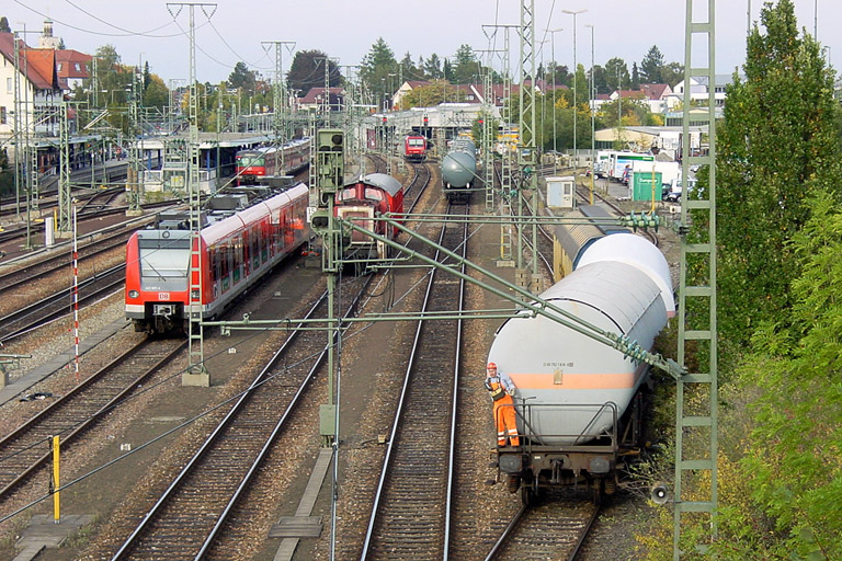 Gaskesselwagen bei km 15,8 (Oktober 2004)