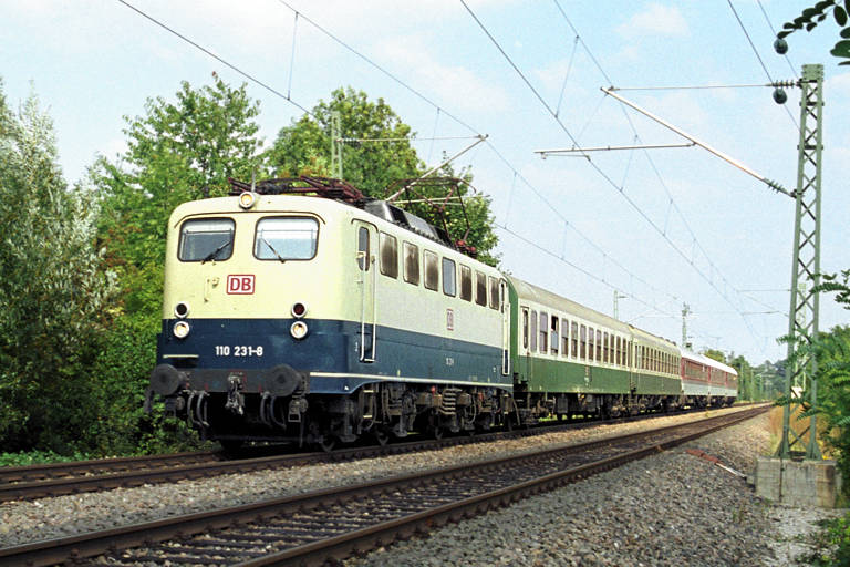 110 231 bei km 12,8 (Sommer 1999)