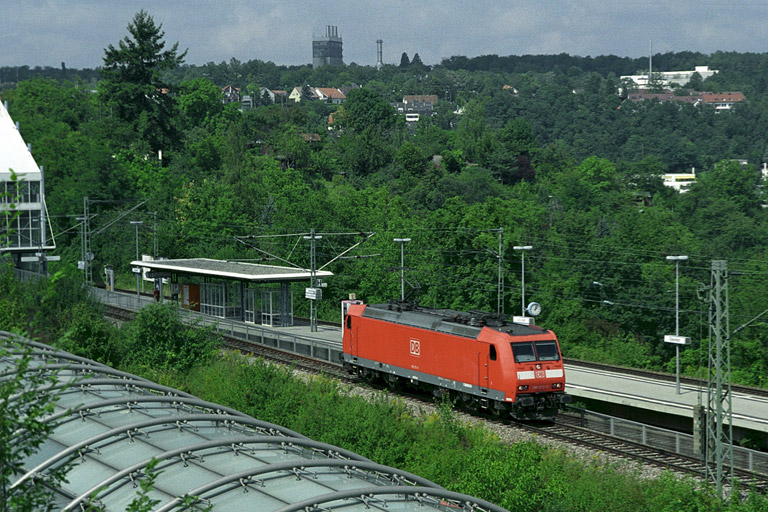 185 013 bei km 14,2 (August 2005)