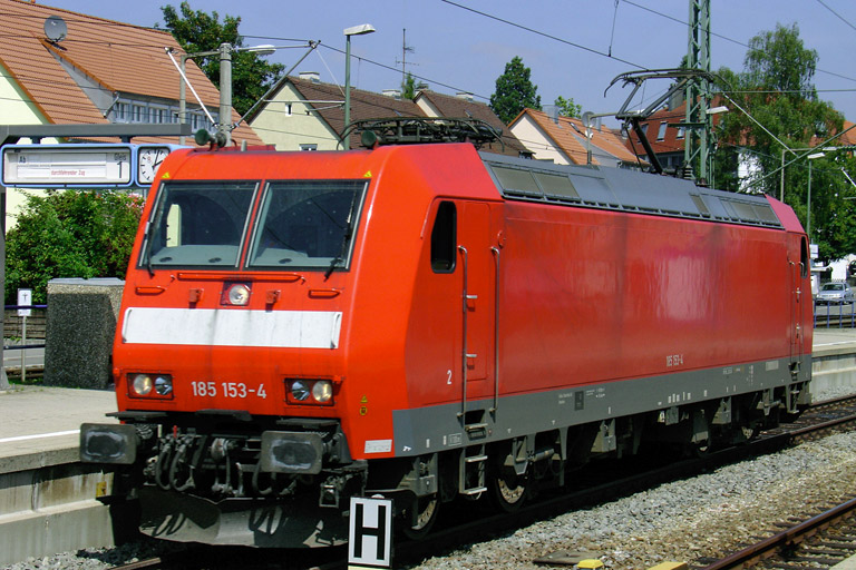 185 153 bei km 15,6 (August 2005)