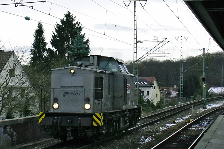 206 466 der EMN bei km 16,8 (November 2005)