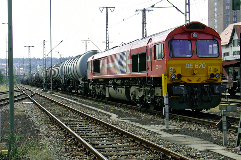 HGK DE 670 bei km 15,6 (August 2005)