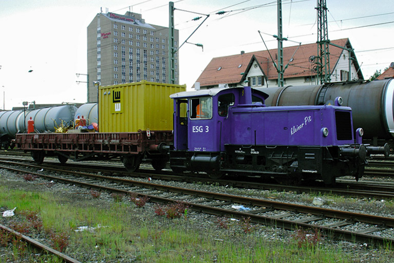 ESG 3 (ex DB 332 046) bei km 15,6 (Mai 2005)
