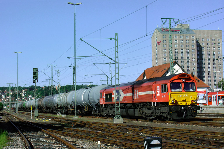 HGK DE 671 bei km 15,6 (Mai 2005)