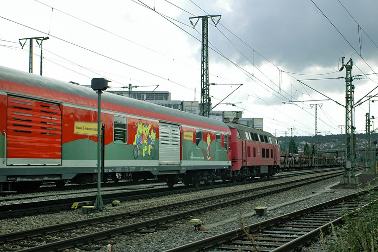 218 156 mit Lr 97934 bei km 15,6 (August 2006)