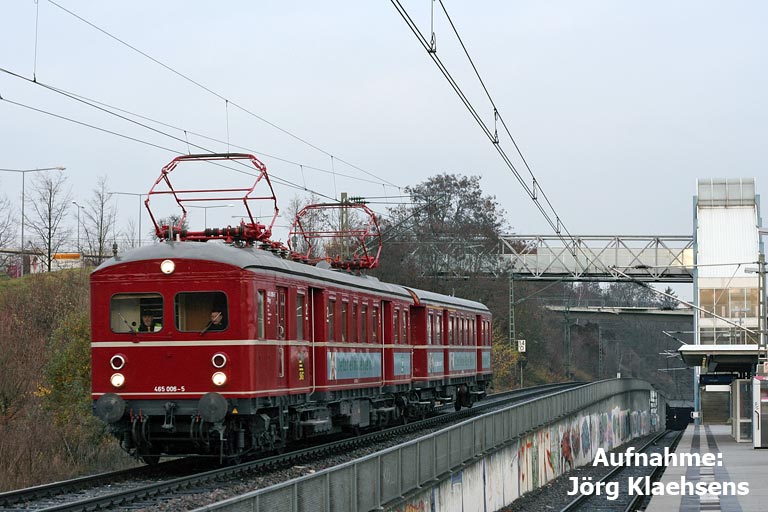 465 006 bei km 14,0 (Dezember 2006)