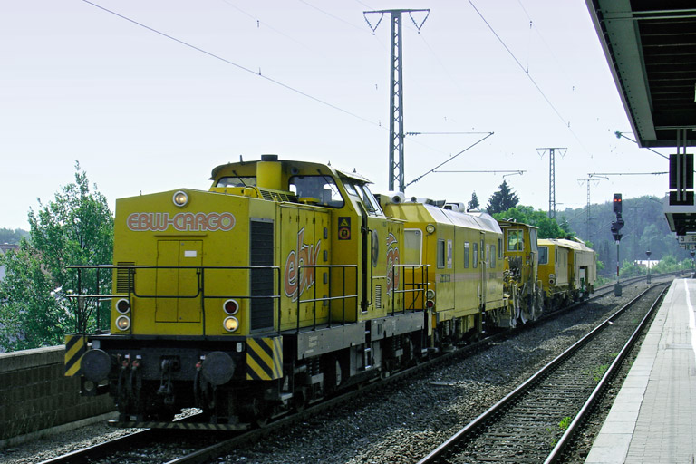 EBW-Cargo V 150.03 bei km 16,6 (Juni 2006)