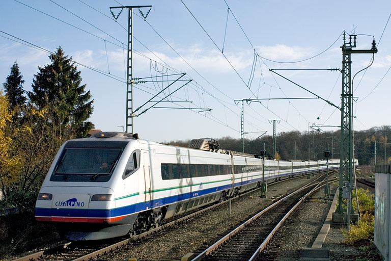 Cisalpino Baureihe ETR 470 als CIS 156 bei km 16,8 (November 2006)