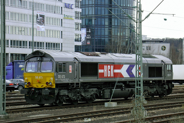 HGK DE 673 bei km 15,6 (Februar 2006)