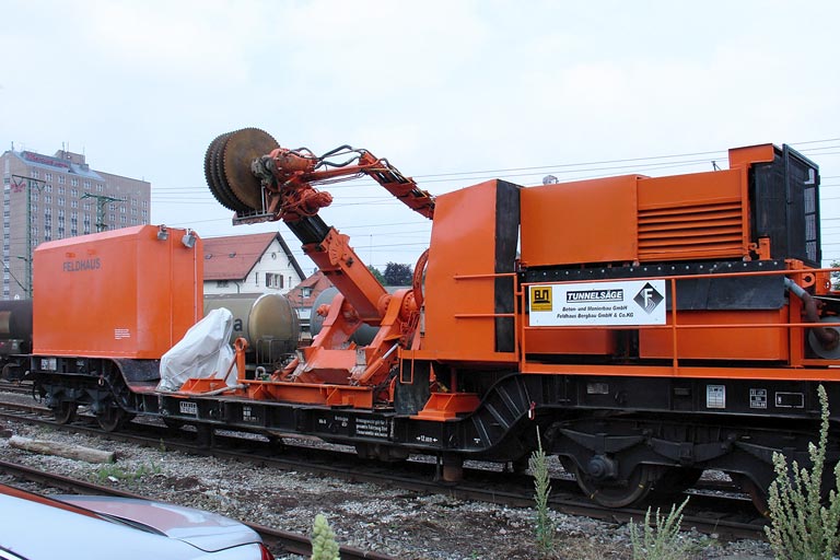 Tunnels&auml;ge bei km 15,6 (Juli 2006)