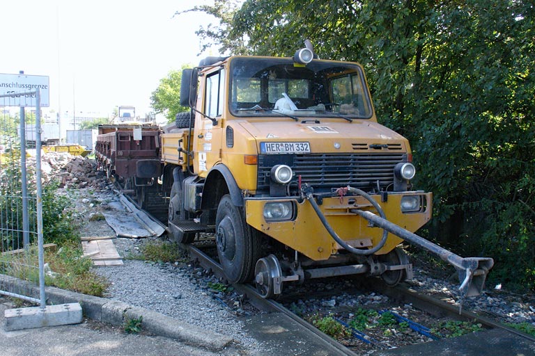 Zweiwegefahrzeug bei km 15,6 (September 2006)