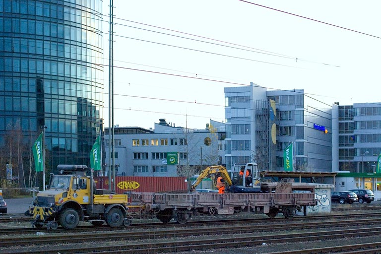 Zweiwegefahrzeug bei km 15,8 (Dezember 2006)