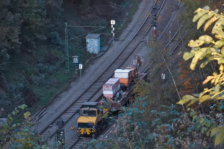 Zweiwegefahrzeug bei km 17,6 (Dezember 2006)