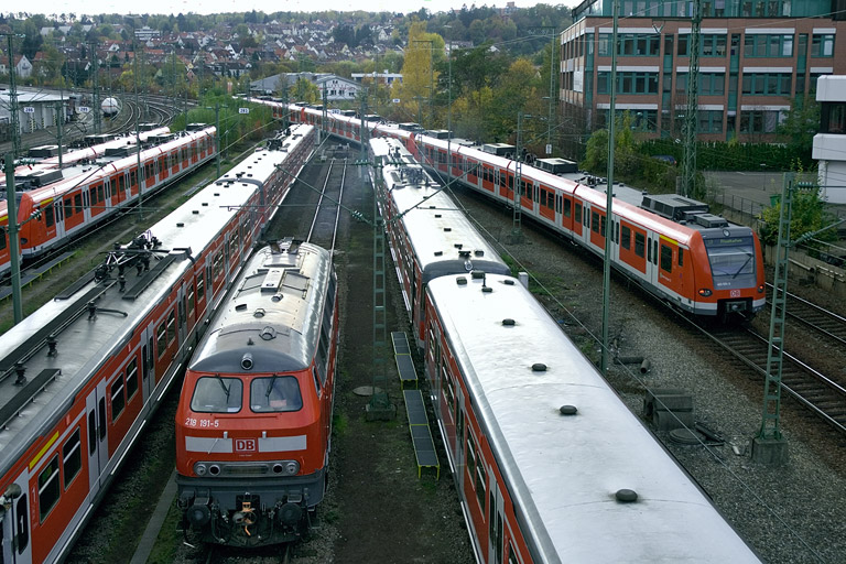 218 191 bei km 16,0 (Oktober 2007)