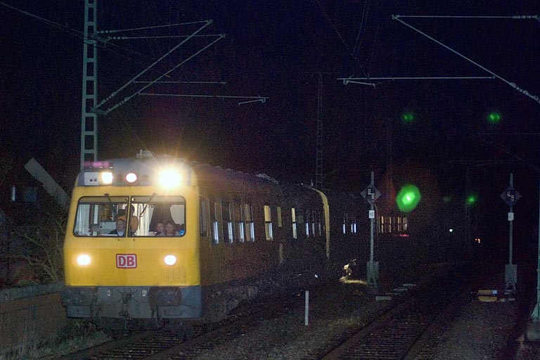 Fahrwegme&szlig;zug 719 001 als Nbz 93112 bei km 16,8 (M&auml;rz 2007)