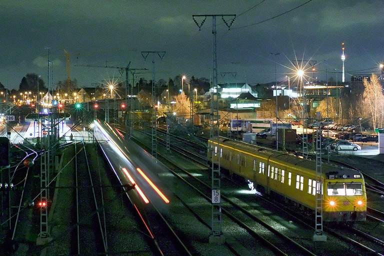 Fahrwegme&szlig;zug 719 001 als Nbz 93112 bei km 15,8 (M&auml;rz 2007)