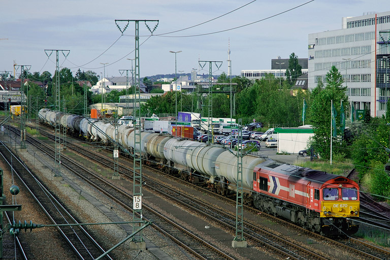 HGK DE 670 bei km 15,8 (Juni 2007)