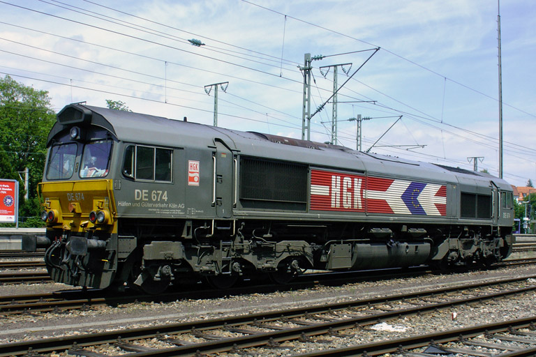 HGK DE 674 bei km 15,8 (Mai 2007)