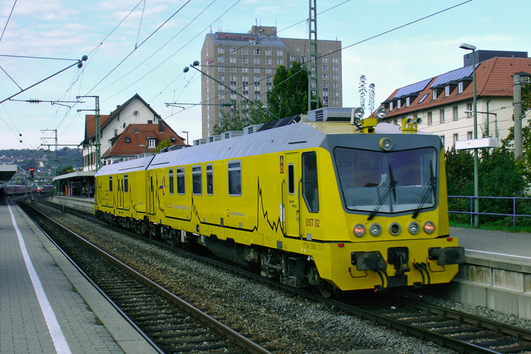 Me&szlig;zug Eurailscout UST 02 bei km 15,6 (September 2007)