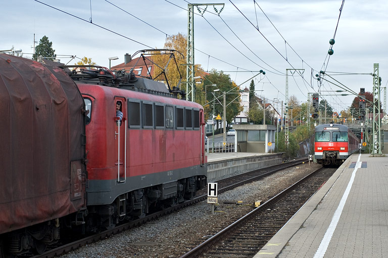 140 716 mit FE 44691 bei km 15,6 (Oktober 2008)