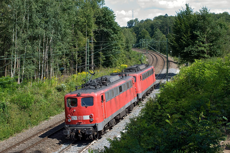 140 809 und 140 873 bei km 21,6 (August 2008)