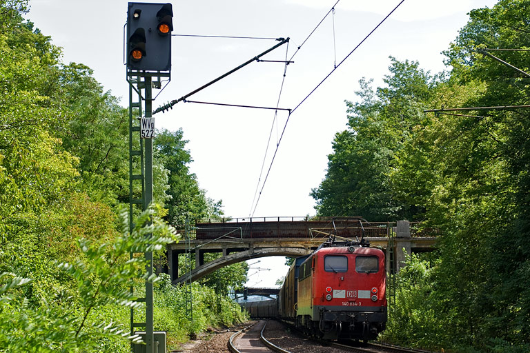 140 834 mit CSQ 60080 bei km 9,8 (August 2008)