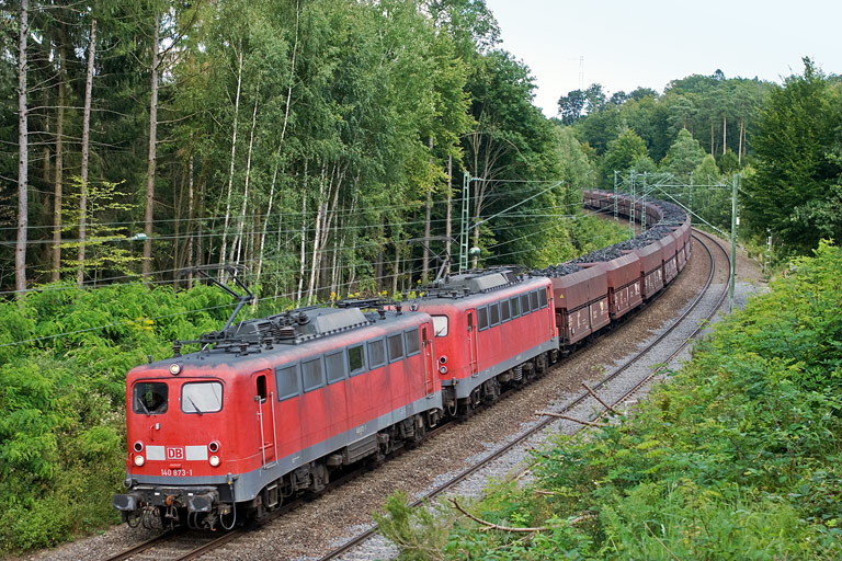 140 873 und 140 809 bei km 21,6 (August 2008)