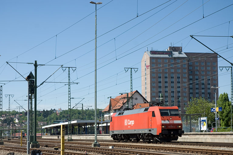 152 016 bei km 15,6 (Mai 2008)
