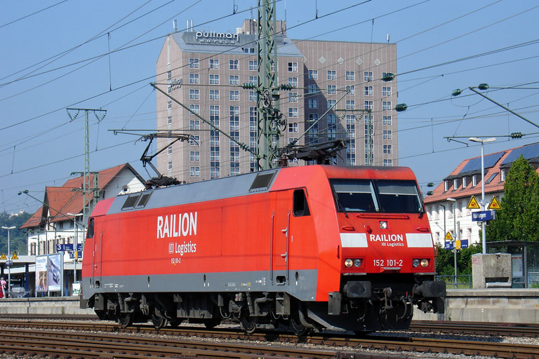 152 101 bei km 15,6 (Juni 2008)