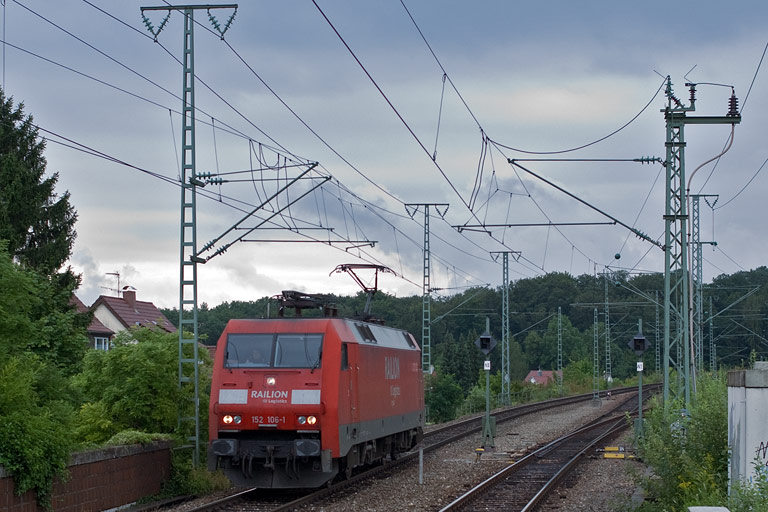 152 106 bei km 16,8 (August 2008)