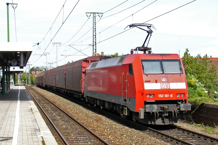 152 161 mit CSQ 60080 bei km 16,8 (September 2008)