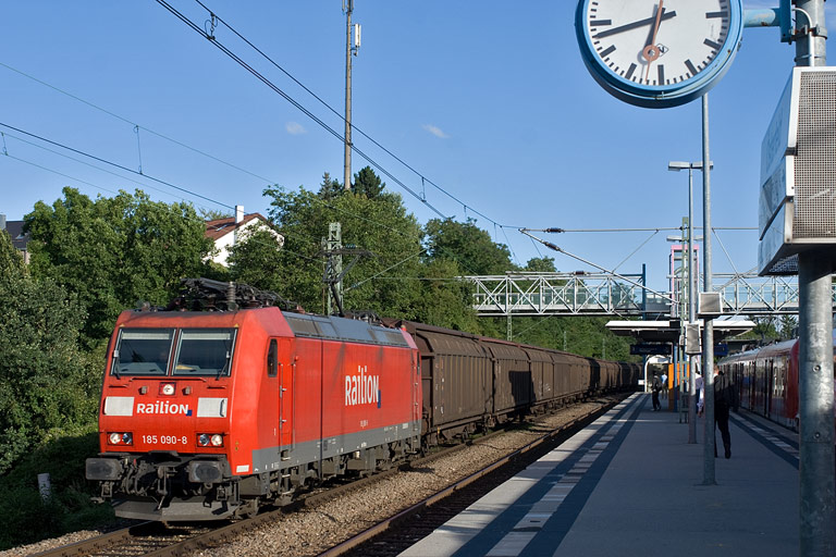 185 090 bei km 14,2 (August 2008)