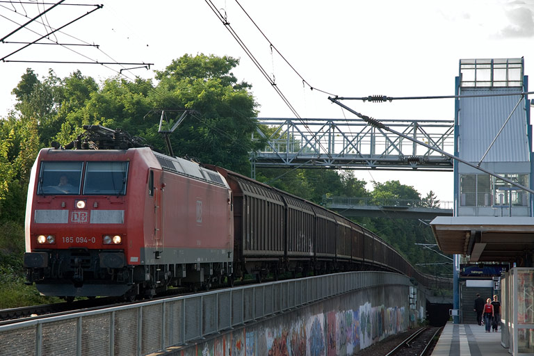 185 094 bei km 14,0 (Juli 2008)