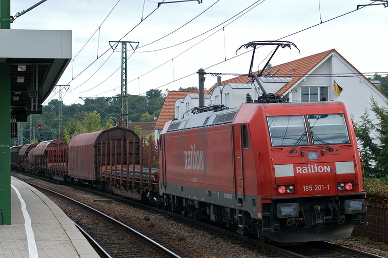 185 201 mit FE 44691 bei km 16,6 (September 2008)