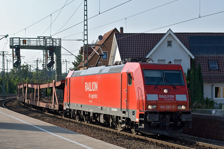 185 267 bei km 16,6 (Juli 2008)