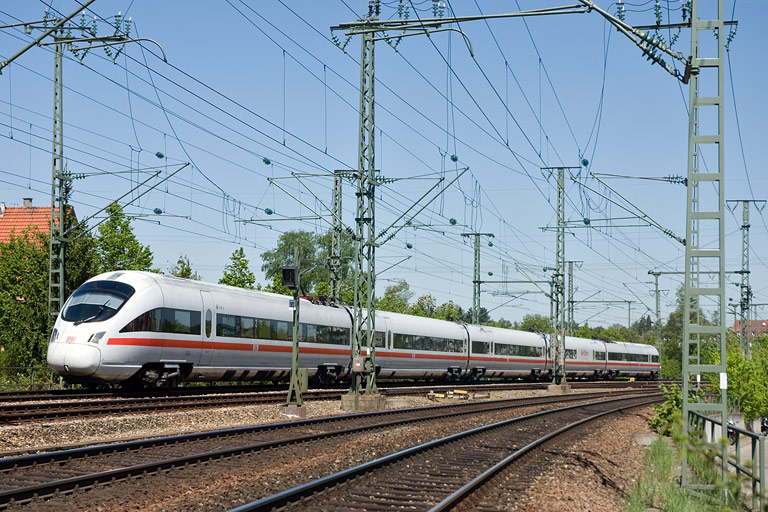 Baureihe 415 als ICE 185 bei km 16,4 (Mai 2008)