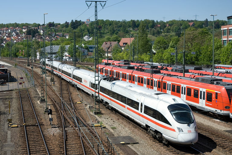 Baureihe 415 als ICE 282 bei km 16,0 (Mai 2008)