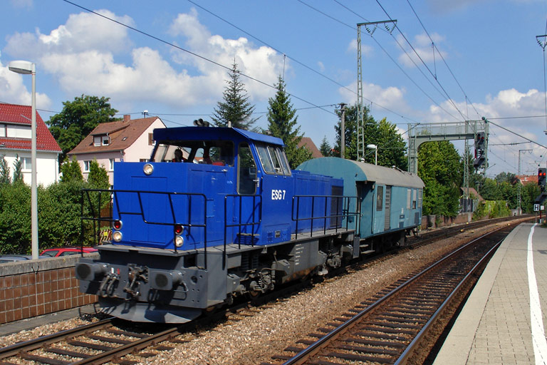 ESG 7 (Baureihe G1205) bei km 16,6 (Juli 2008)
