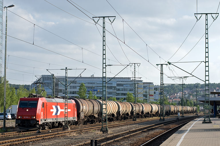 HGK 185 582 bei km 15,6 (Juni 2008)