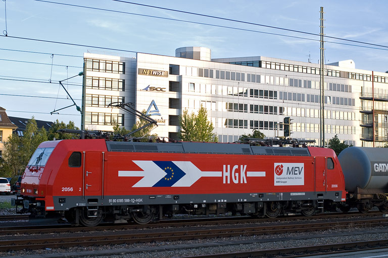 HGK 185 588 bei km 14,6 (August 2008)